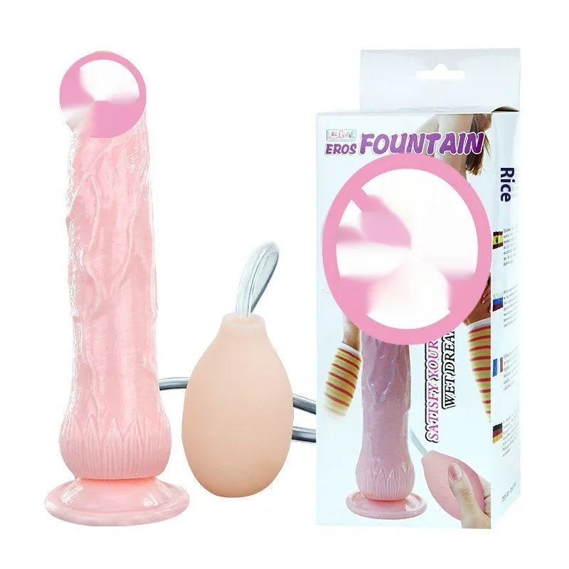 Flesh-coloured suction cup dildo with strong base, 200mm long