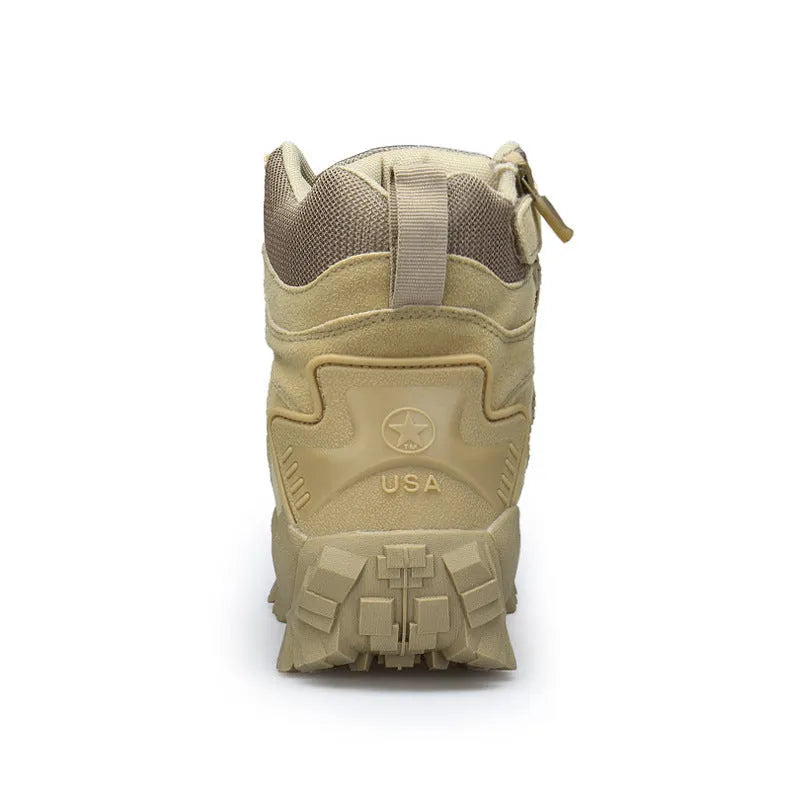 US Army Delta Tactical Boots for men in black or sand with rubber sole