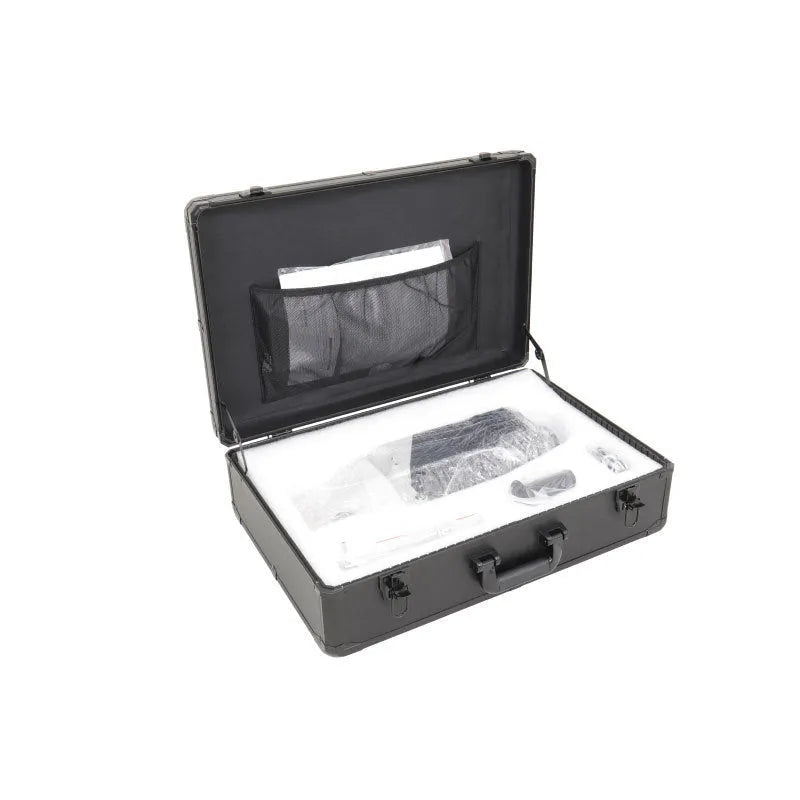 OL8000 double-sided manual spot welding machine with round and pointed heads.
