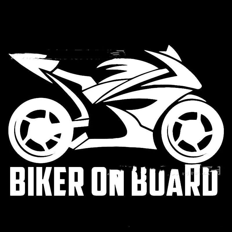 Motorcycle reflective sticker in chosen colour and size, made from pet material