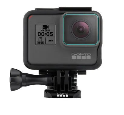 Transparent 9H tempered glass screen protector for GoPro Hero 5/6/7 camera lens and LCD