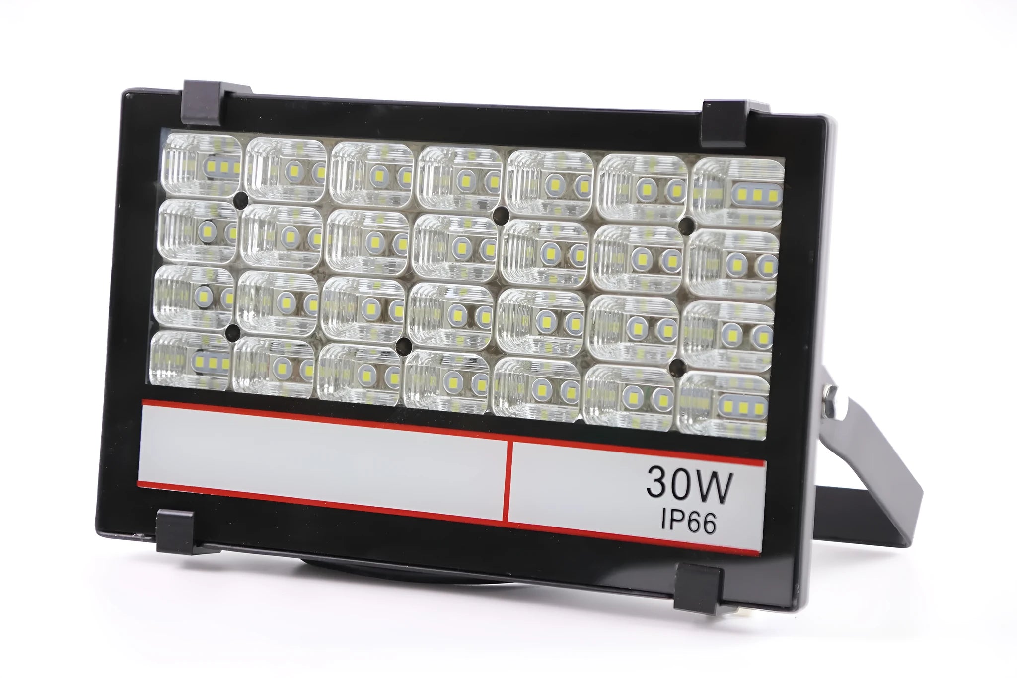 Angel Eyes black LED projection light with 30W white output and aluminium alloy housing for outdoor stadium and park use