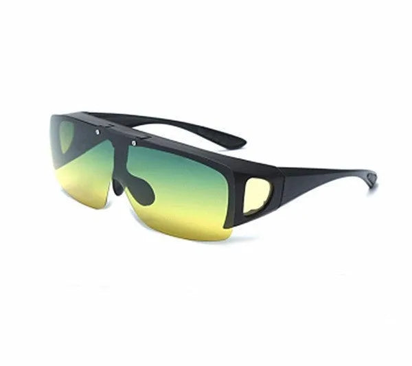 Polarised one-piece myopia sunglasses for mountain climbing and biking with multiple lens colour options