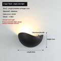 Courtyard LED lighting lamp with IP65 waterproof rating in black or white bird's nest design