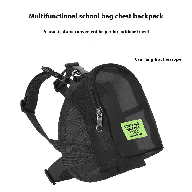 Breathable polyester dog backpack portable storage bag in multiple colours