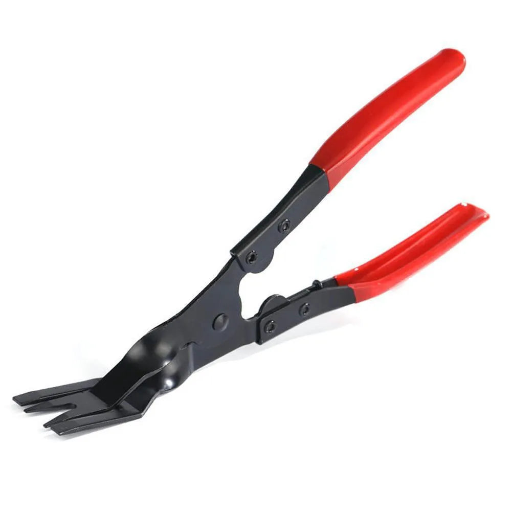 Blue forged steel car panel removal pliers tool measuring 235mm in length.