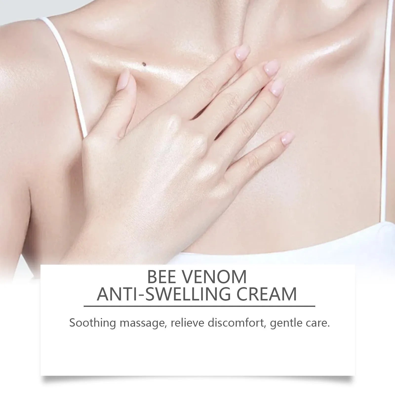 Skin Rejuvenation Daily Care Cream 15g with mint leaf, bee venom, arnica, vitamin B6, and aloe leaf in a white tube