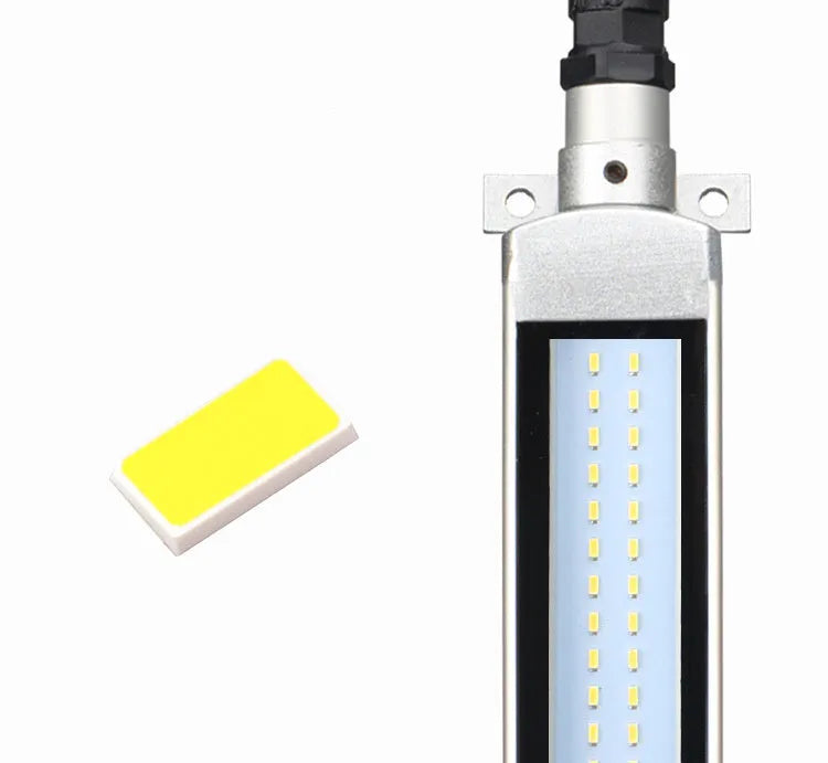 LED CNC lathe explosion proof work light with aluminium housing and tempered glass, IP68 rated
