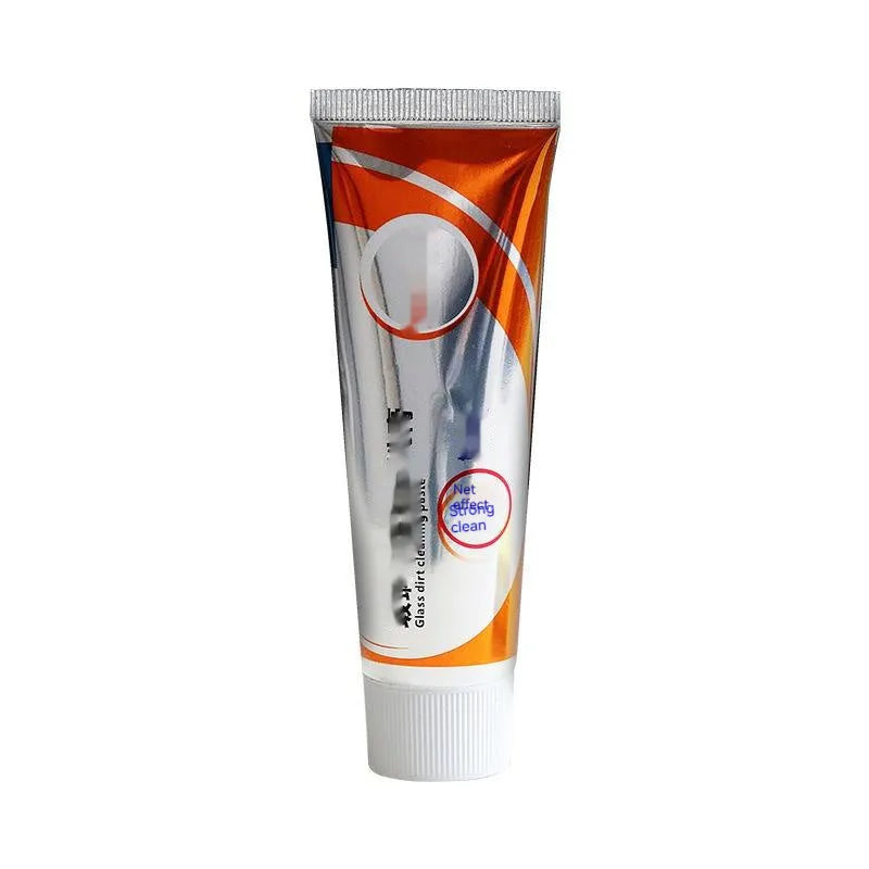 White packaging of 65ml car windshield cleaning agent for removing oil stains from glass
