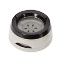 Gray plastic PP floating pet water bowl with no-spill design, 750ml capacity, suitable for dogs and cats
