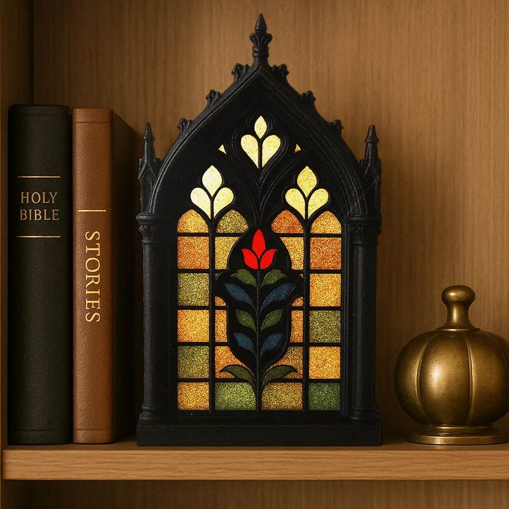 Black wooden gothic style wall mounted storage rack for door frame decoration