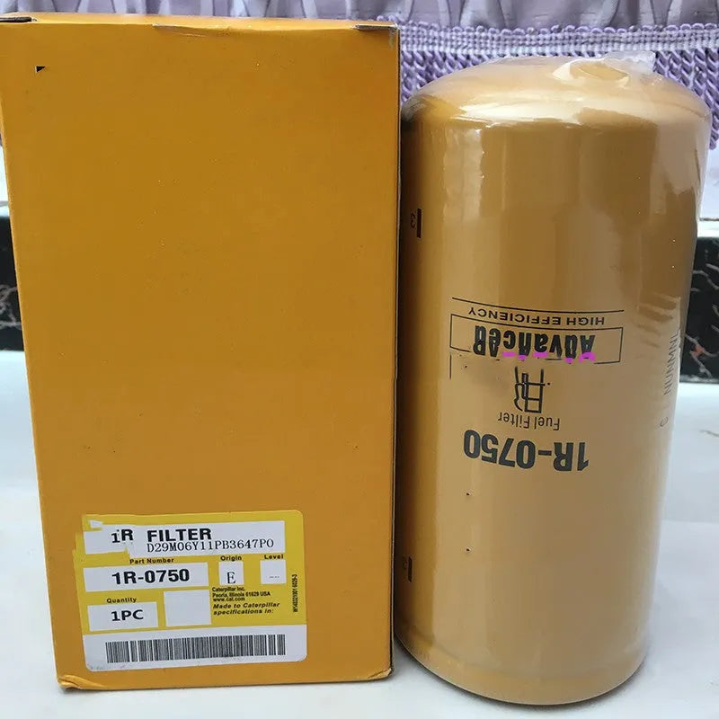 1R-0750 fuel filter element for oil impurity removal applications