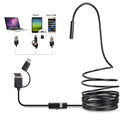 USB Android mobile phone endoscope with flexible cord, HD camera, hook, magnet, and side mirror accessories