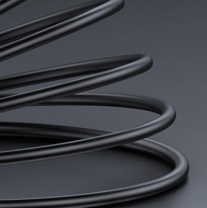 Lvlian 1m black USB data cable with straight head for mobile phone and tablet charging