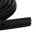 Black rubber sliding door seal for Toyota Hiace high roof 2005 model, 5 metre length