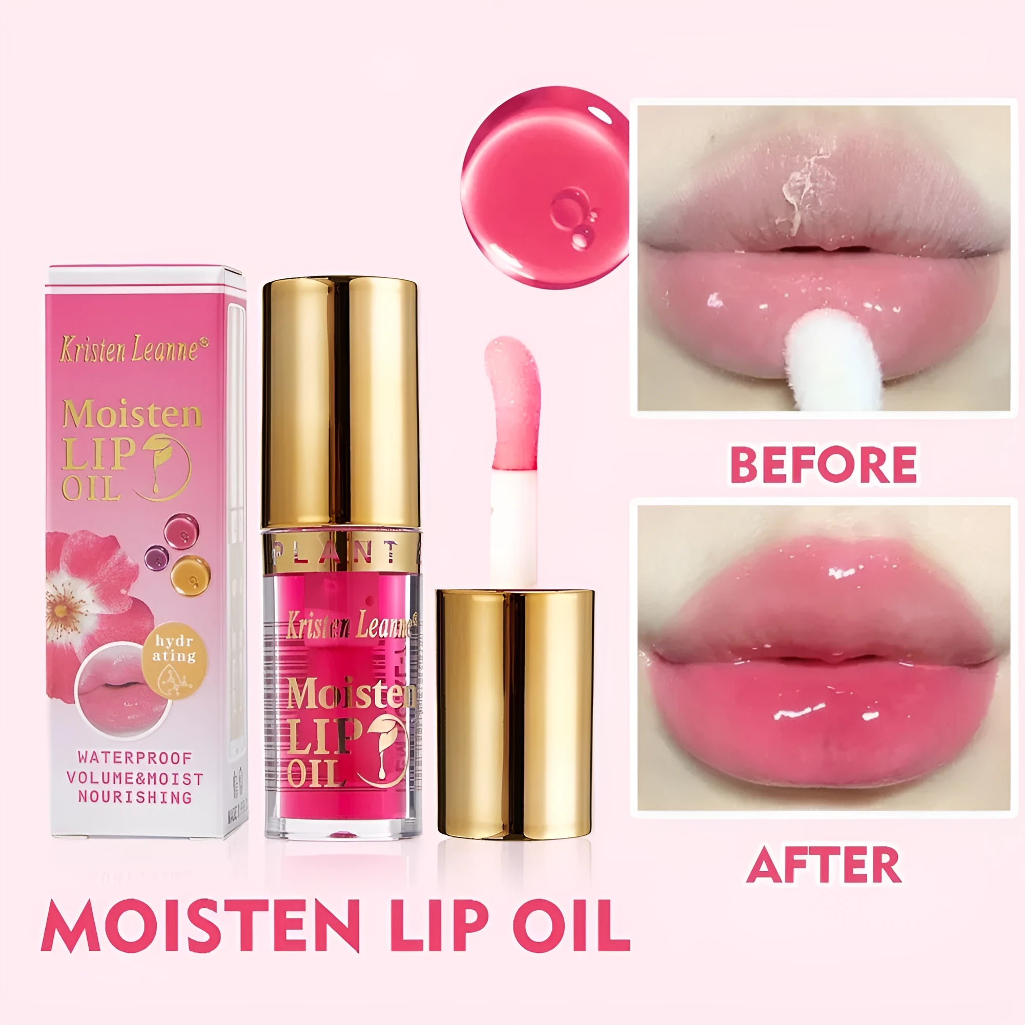 3ML moisturising lipstick with lock water effect in cosmetic packaging