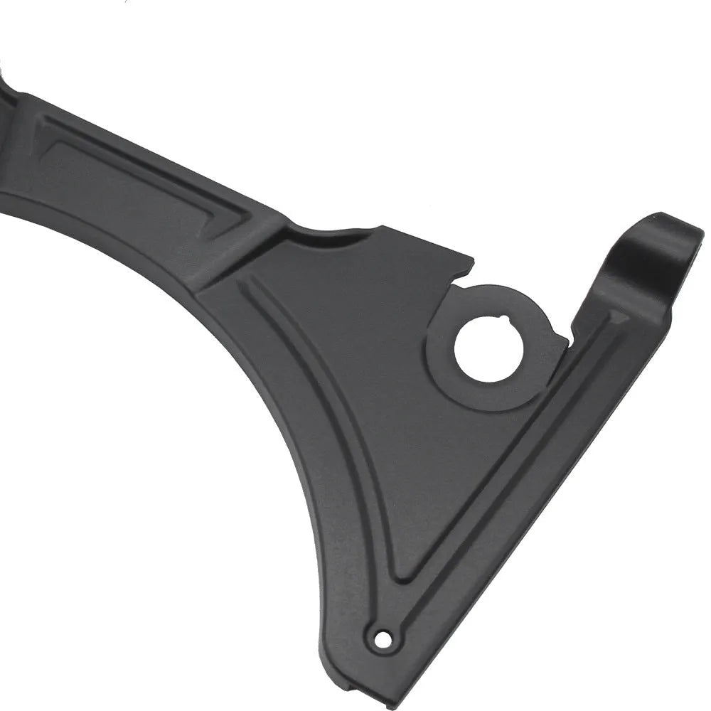 Black motorcycle cockpit fairing panel for BMW R1250GS and compatible R1200GS LC models