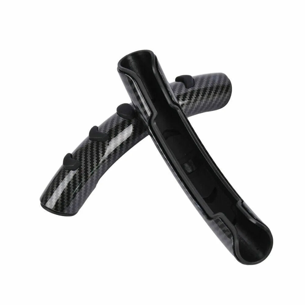 Carbon fibre black fibre anti-skid sleeve for 38cm diameter car steering wheels