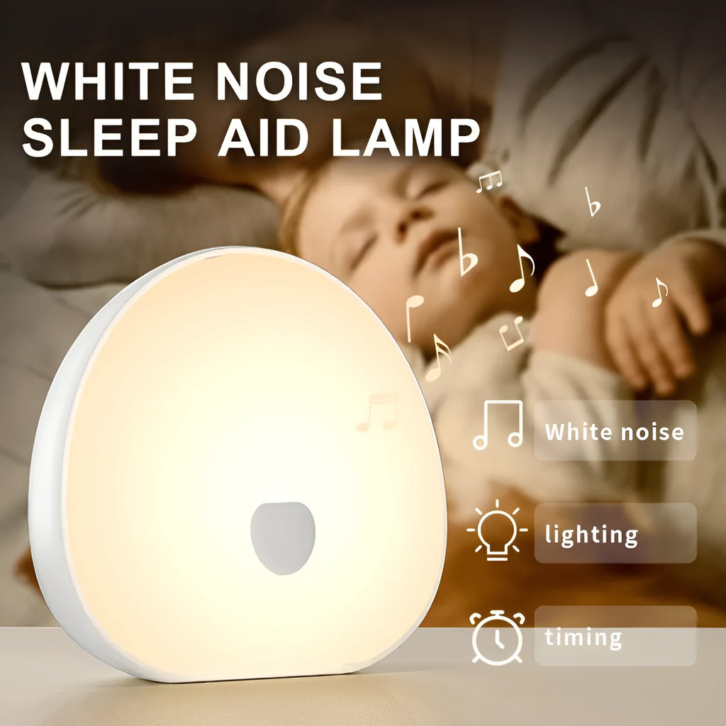 White baby night feeding comforter with rechargeable design and music function