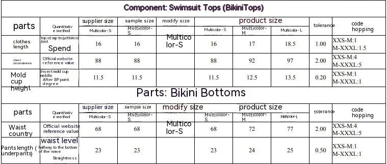 Women's printing pattern separated bikini set with tube top and briefs for swimming