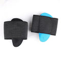 Blue elastic bandage arch support foot pads for flat feet in adult and children sizes