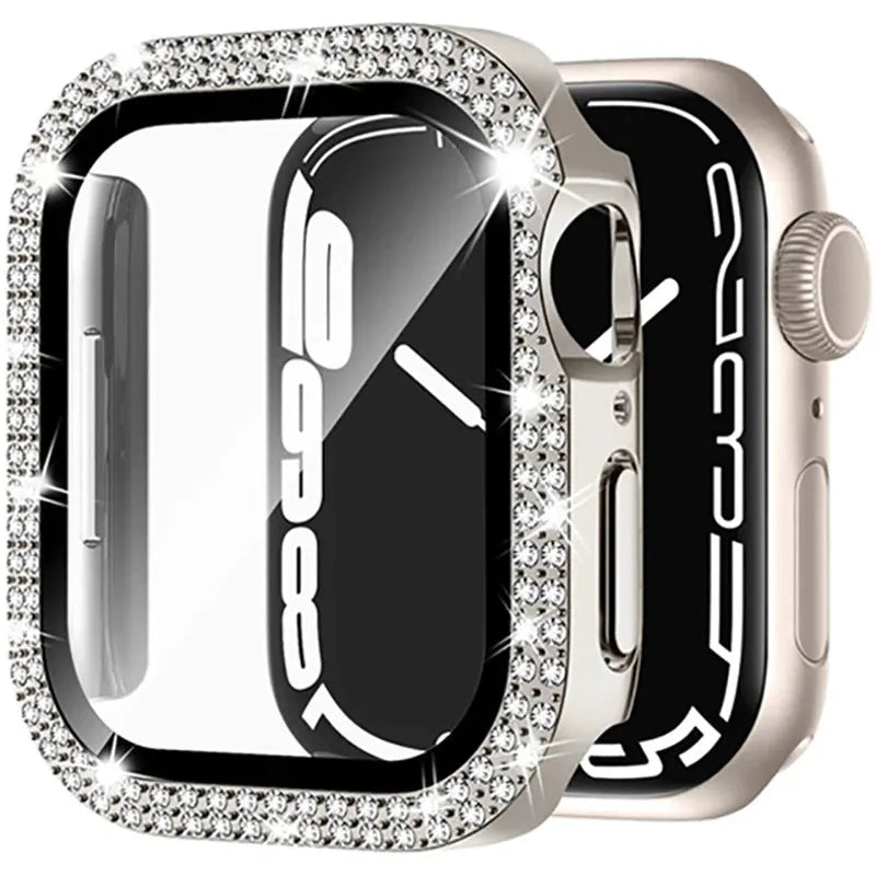 Apple Watch case with peep-proof screen protection in multiple colour options