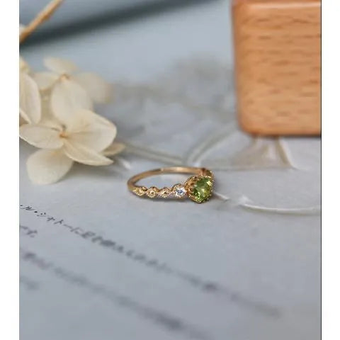Japanese style geometric copper ring for women with a quadrilateral shape.