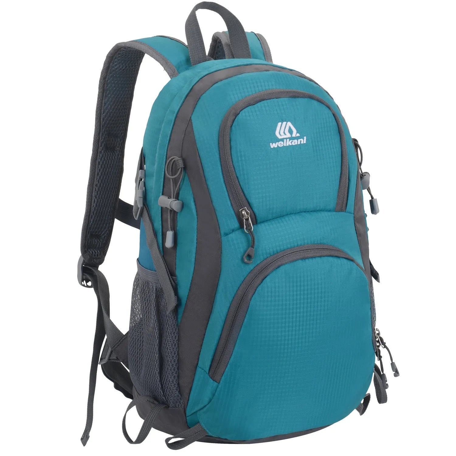 20L Oxford cloth sports backpack in black for hiking and camping with air pillow belt system