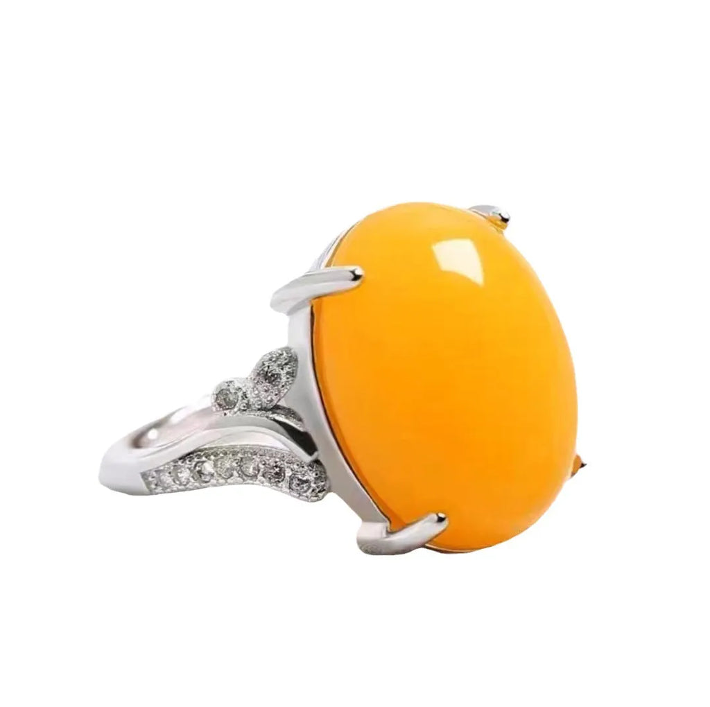 Adjustable alloy ring with geometric pattern in five colour options