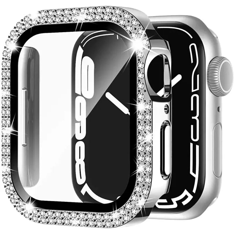 Apple Watch case with peep-proof screen protection in multiple colour options
