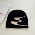Acrylic thermal beanie hat for men and women in black, grey, or white