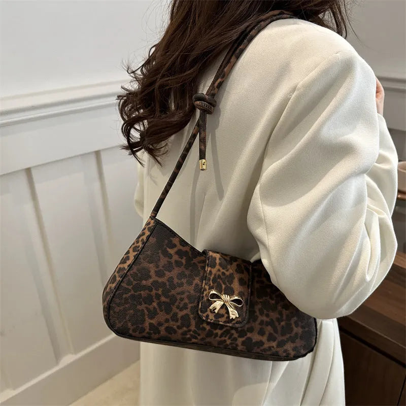Women's casual PU leather handbag with sandwich pocket in black, brown, coffee, or khaki