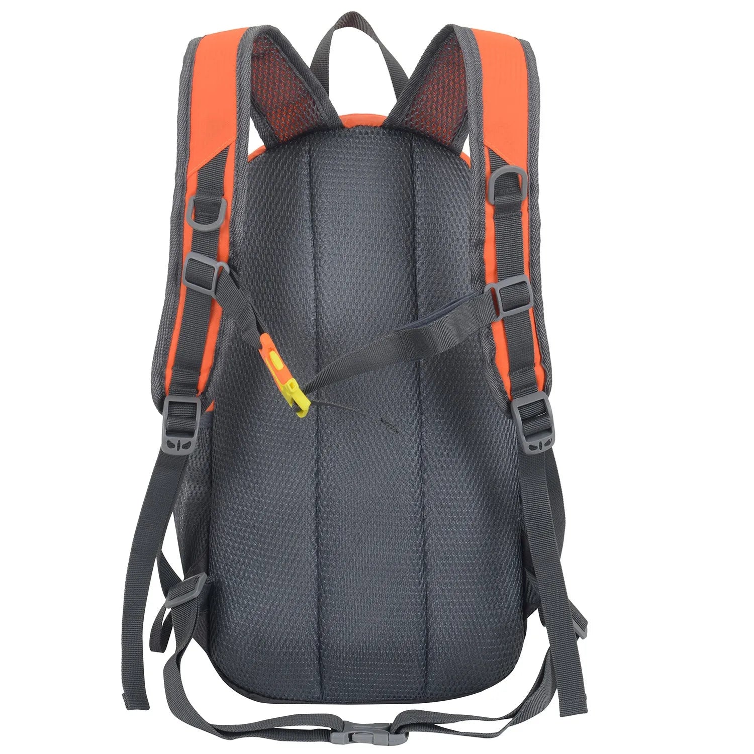 20L Oxford cloth sports backpack in black for hiking and camping with air pillow belt system