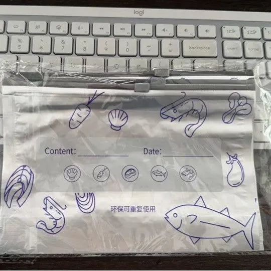Aluminium foil sealed storage bags showing three sizes and bag versus box style options