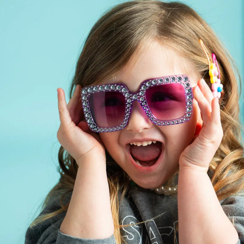 Plastic box sunglasses with multiple frame and lens colour options for sun protection and trendy style
