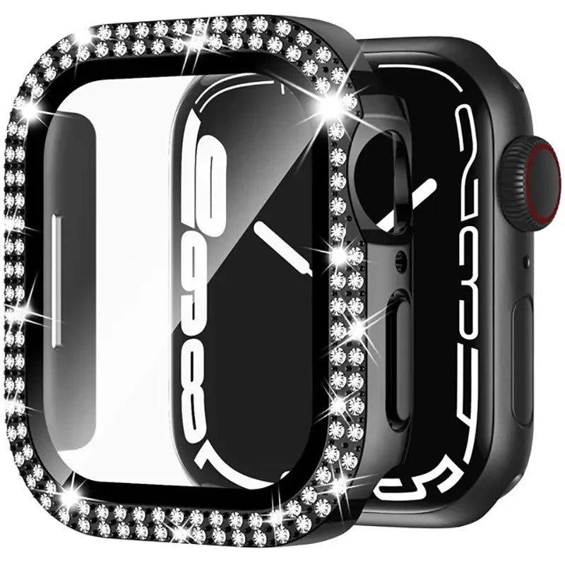 Apple Watch case with peep-proof screen protection in multiple colour options