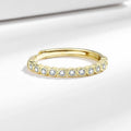 Geometric open mouth tail ring with electroplated finish in white gold colour option