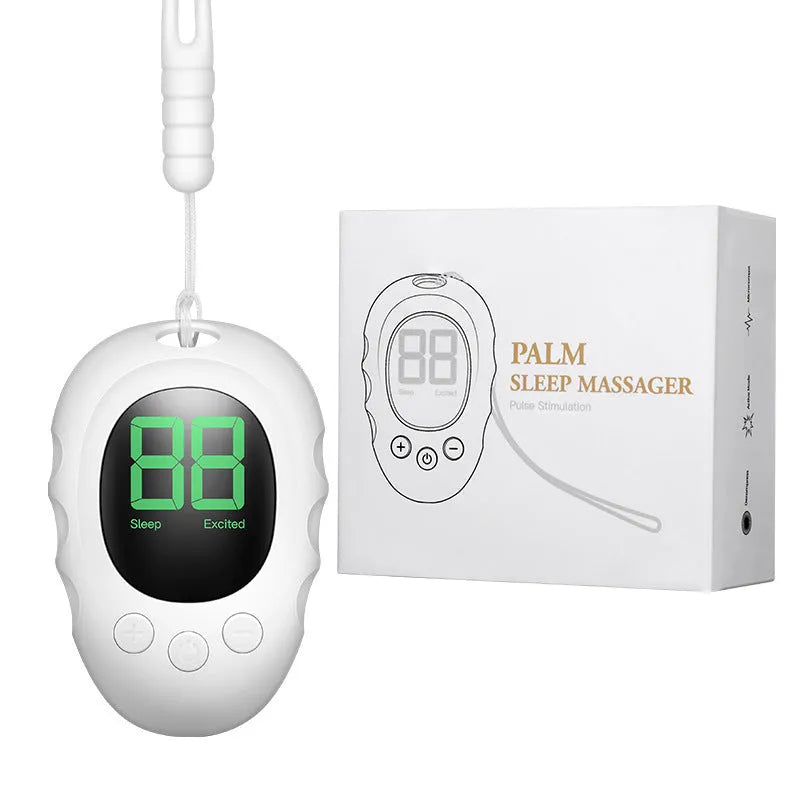 Rechargeable silicone sleep aid hand grip monitor in black, green, and white colour options