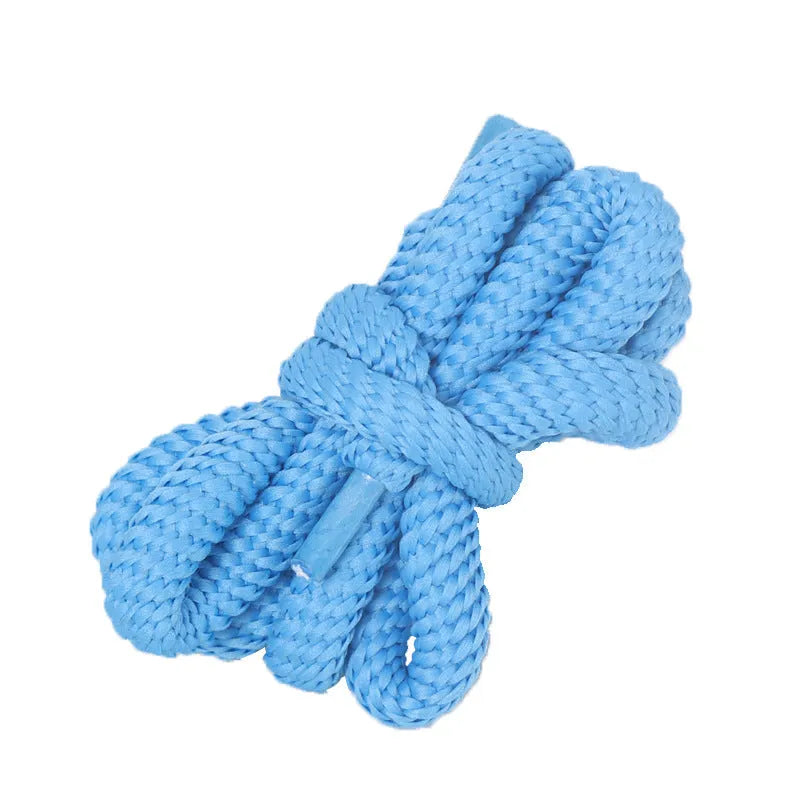 Round 1.0cm wide shoelace adapters in multiple colours including black, pink, blue, and grey on a white background.