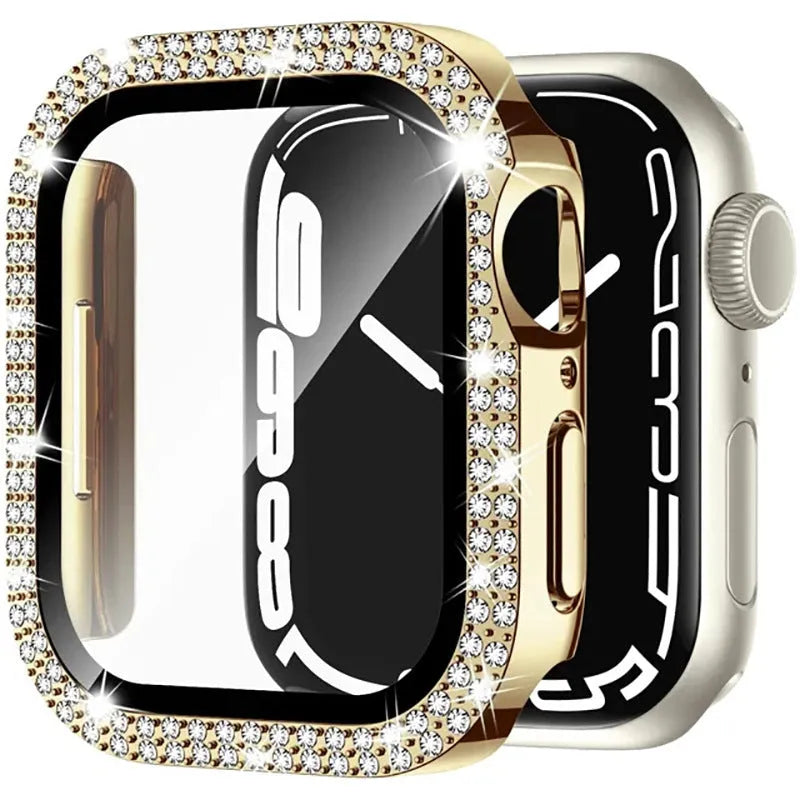 Apple Watch case with peep-proof screen protection in multiple colour options
