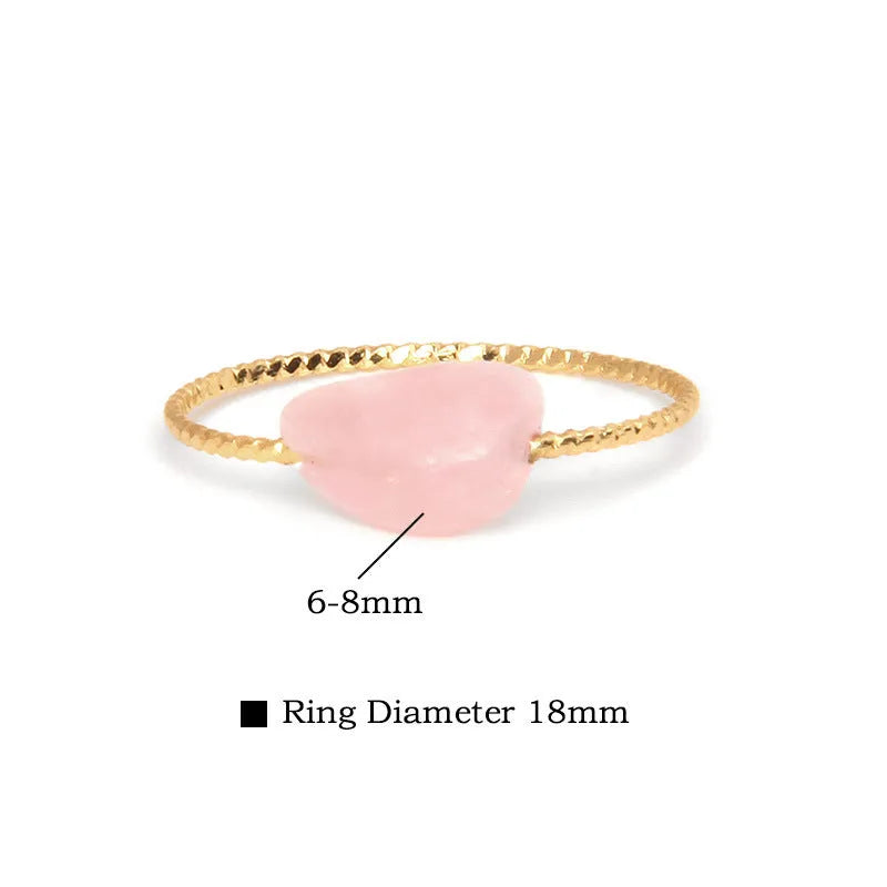 Women's geometric agate ring showing original niche design with colour options BZ0072 to BZ0079