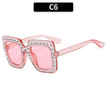 Plastic box sunglasses with multiple frame and lens colour options for sun protection and trendy style