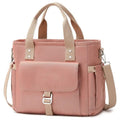 Cube style portable hiking picnic bag with removable shoulder strap in Oxford cloth material