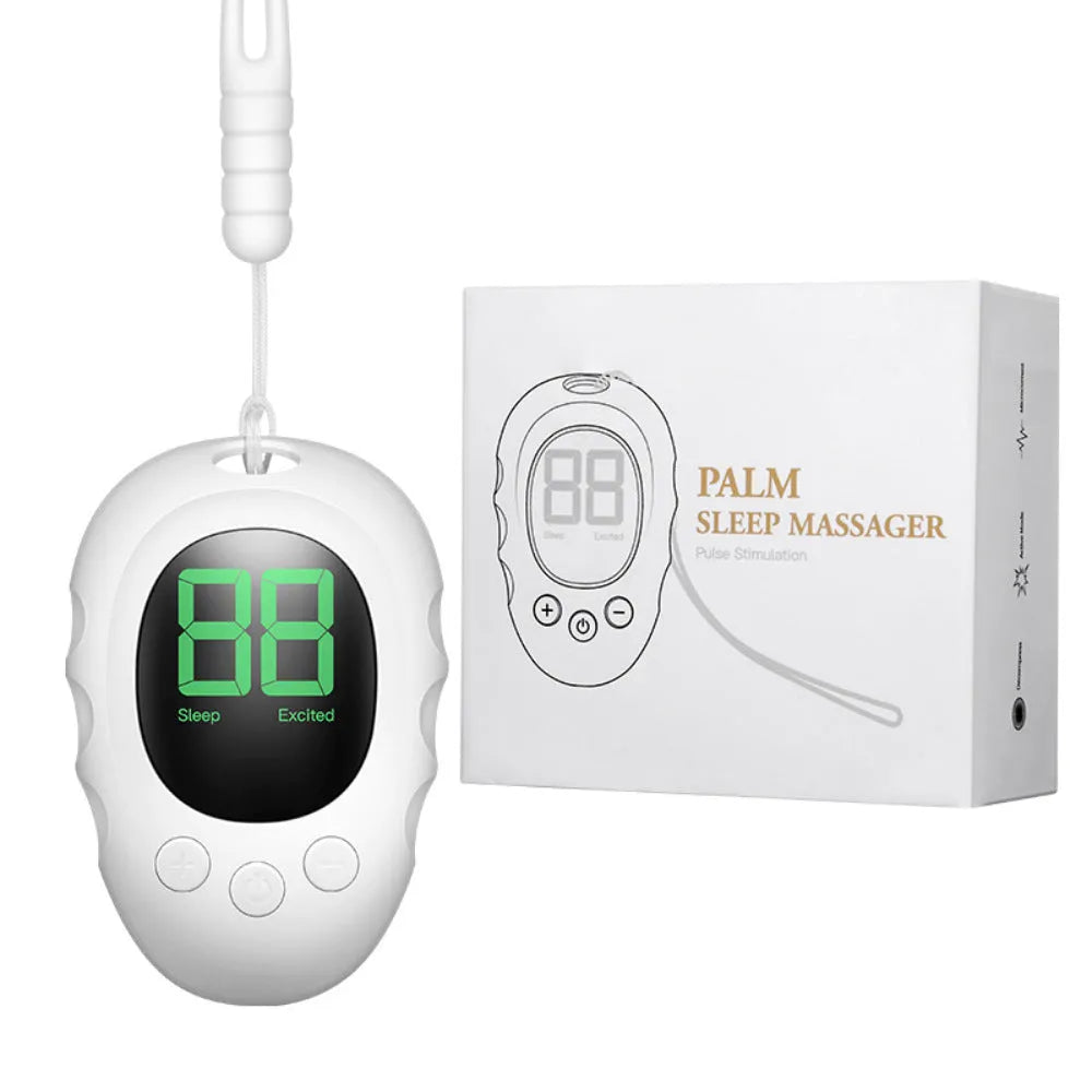 Rechargeable silicone sleep aid hand grip monitor in black, green, and white colour options