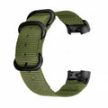 Nylon three-ring buckle replacement strap for Fitbit Charge smartwatches in multiple colour options