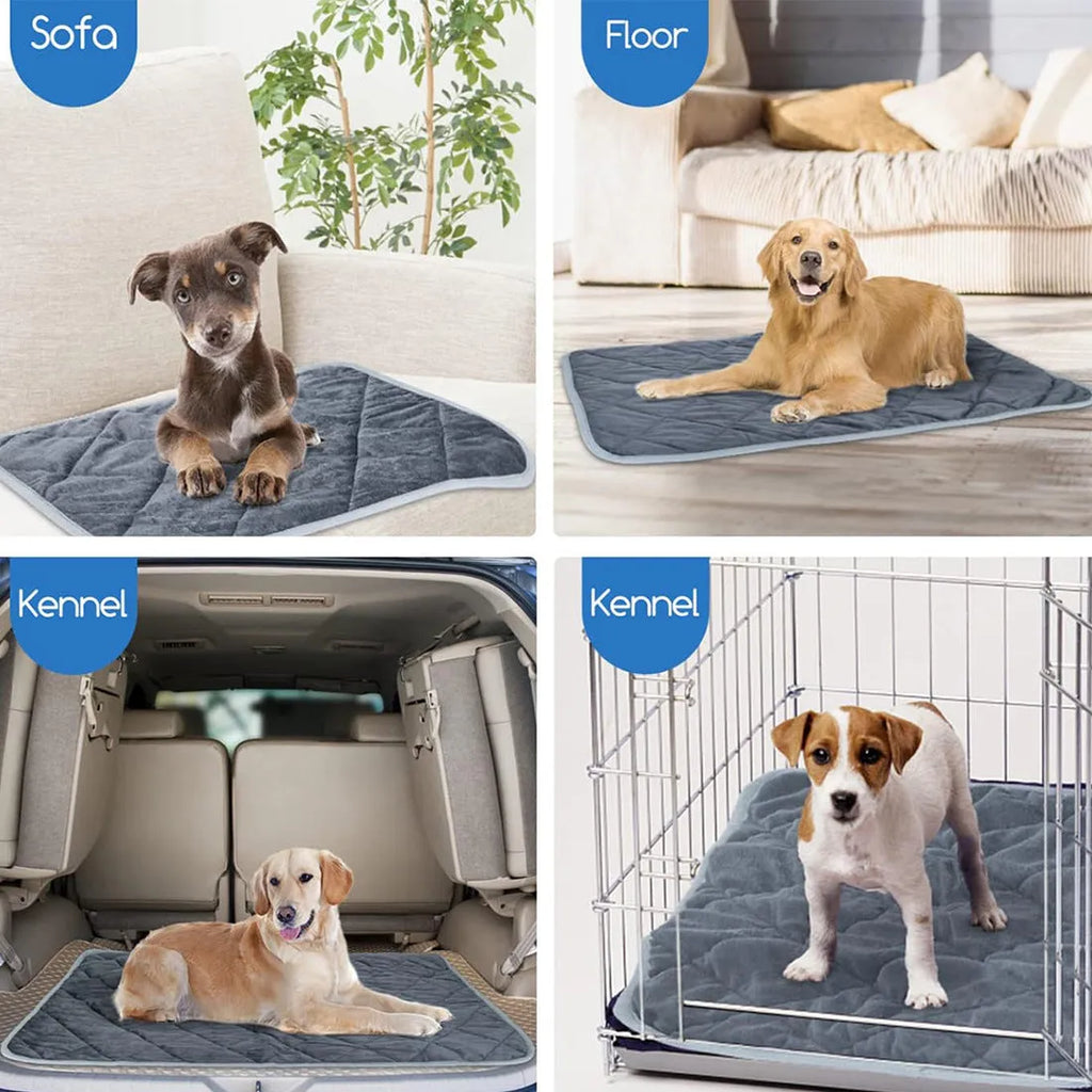 Grey multi-layer pet cushion for dogs and cats available in four different sizes