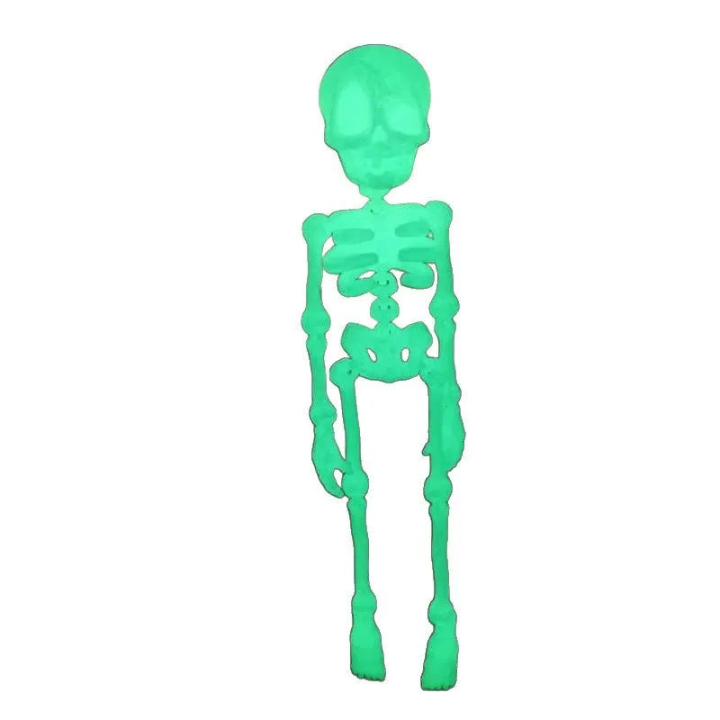 3D printed PLA skull refrigerator magnet ornament in multiple colour options measuring 18cm high