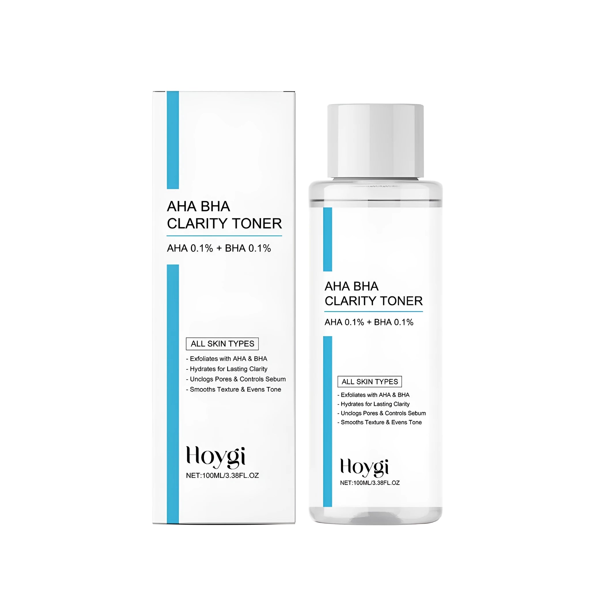 Exfoliating Oil Controlling Toner 100ml bottle with salicylic acid and lactic acid
