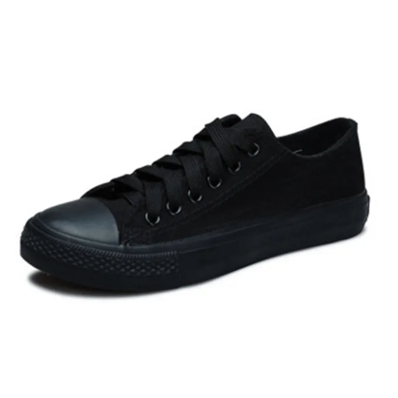 Solid colour women's canvas shoes for summer casual wear on a light background.