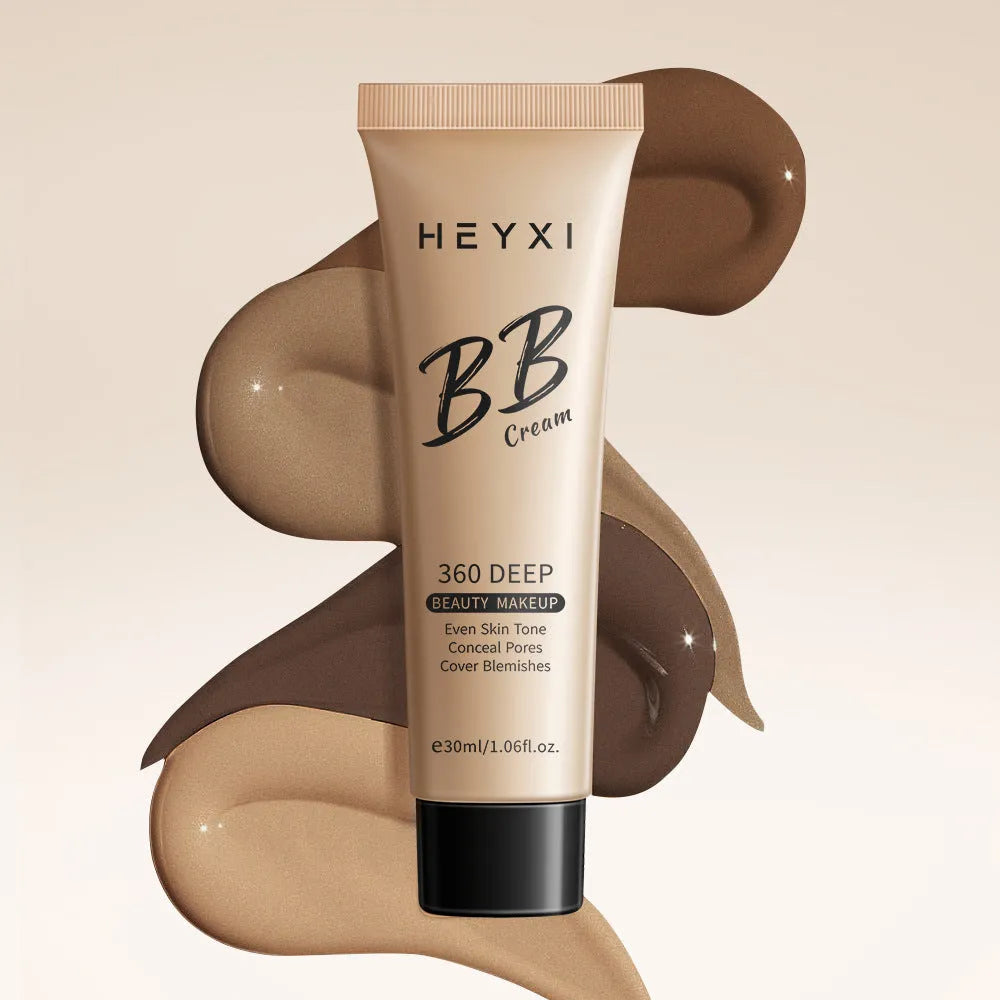 Waterproof BB cream in four shade colours 01 02 03 04 for universal skin types